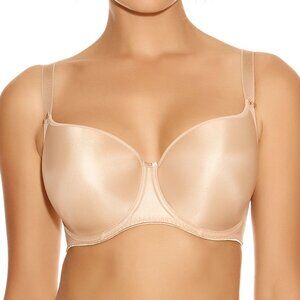 NEW Fantasie Smoothing Moulded Bra, Nude 34DD